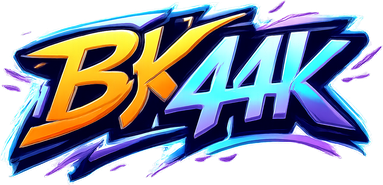bk 44k red esports style logo